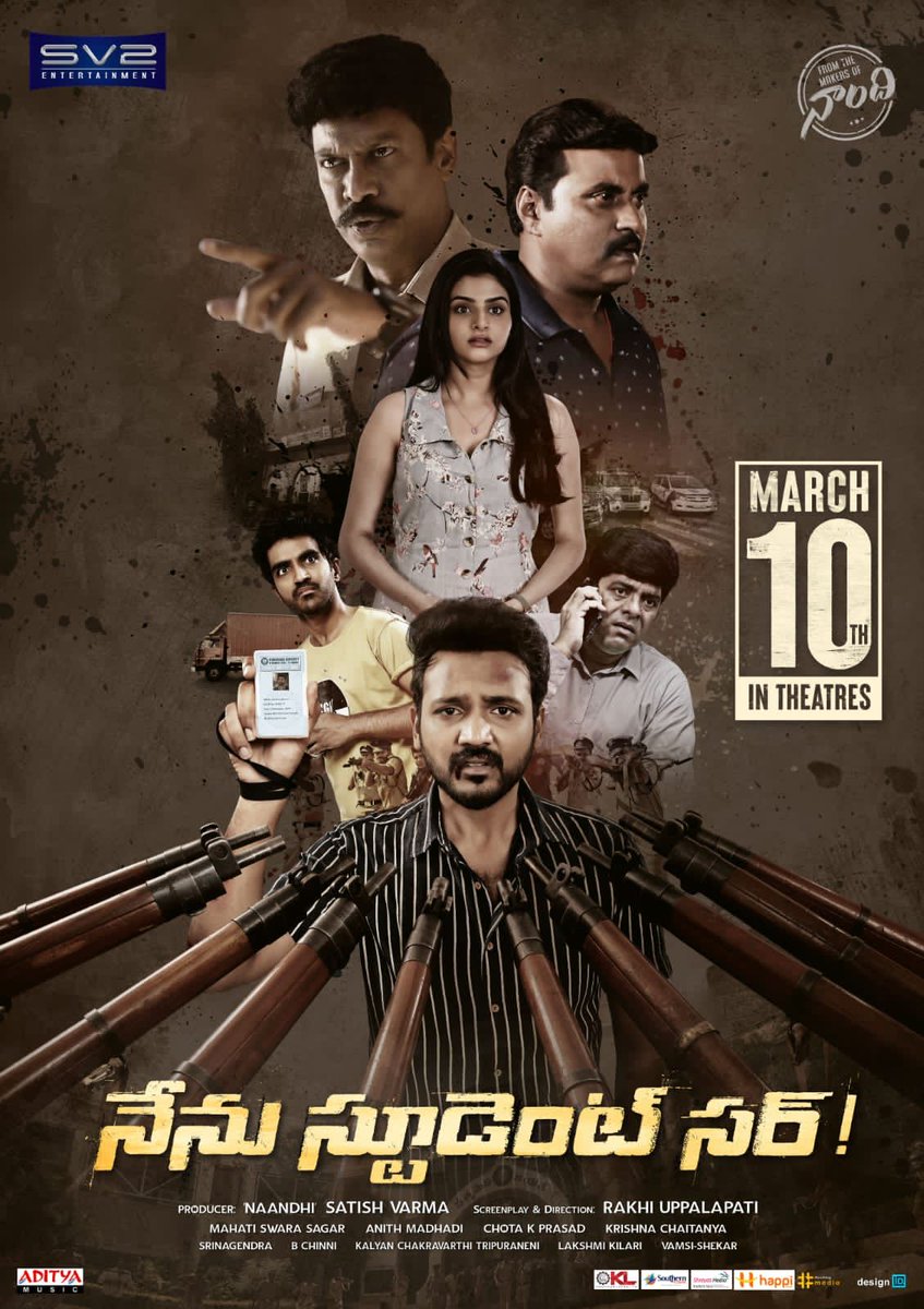 FilmiFever's tweet image. Nenu Student Sir! Worldwide in Theatres from March 10th ✅

#NSSonMarch10th 🔥 #march10th