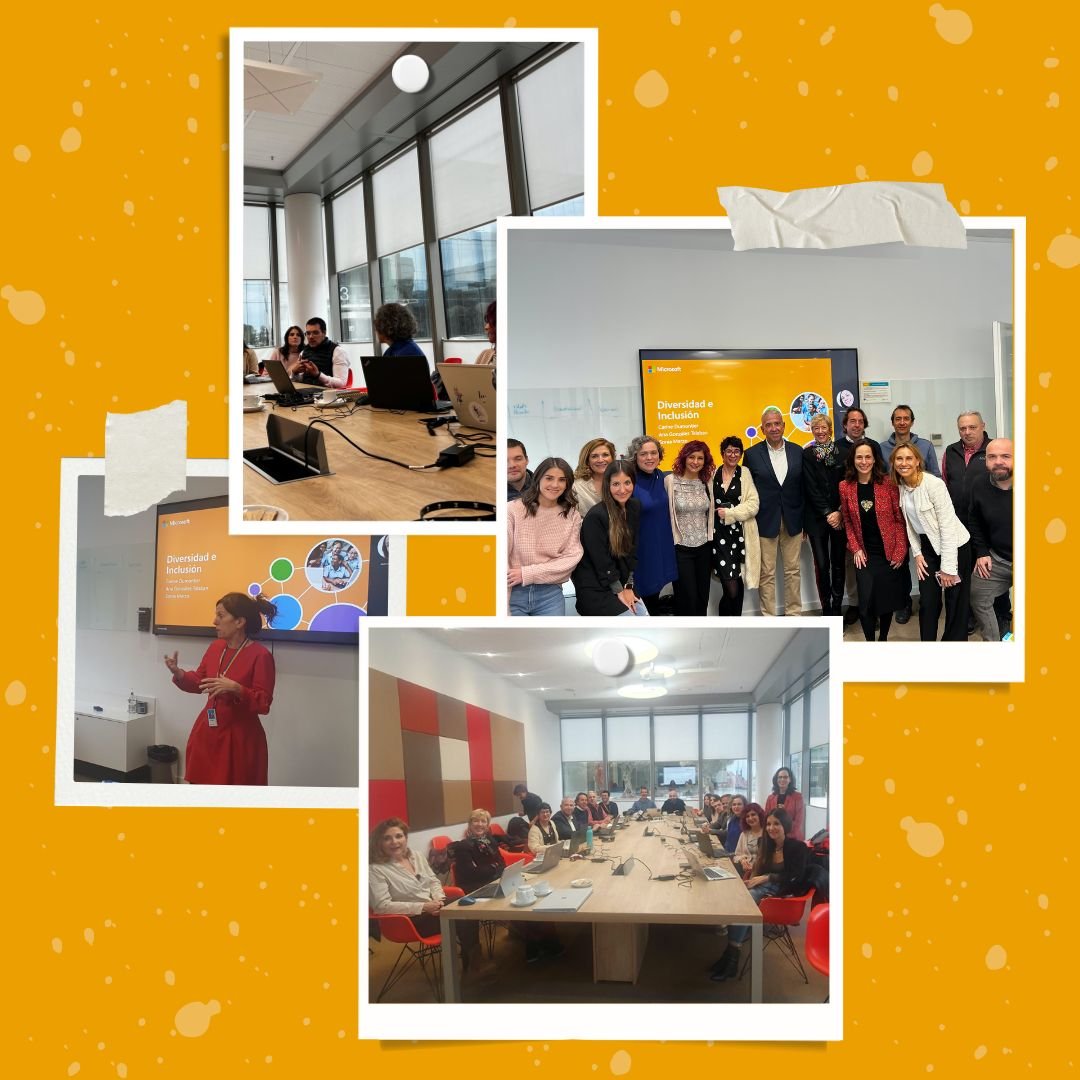 MagentaPeople's tweet photo. El 14 de febrero Magenta People asistió a las oficinas de Microsoft a una reunión de partners junto con ilitia.

Se trató el tema de la diversidad y la inclusión desde varios prismas:

🧡 La España vaciada
💛 Los mayores de 50 años en el sector IT
💚 Accesibilidad de las apps https://t.co/aC8cZ7tZtZ