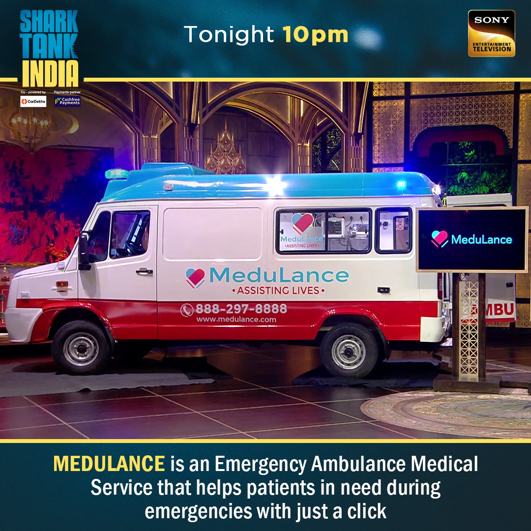 SonyTV's tweet photo. Will #Medulance, #Bowled.io, #Toyshine and #Cakelicious, with their innovative ideas and memorable pitches, seal a deal today?
Don't forget to tune into #SharkTankIndia Season 2, tonight at 10 pm on Sony Entertainment Television & Sony LIV. https://t.co/s8LfejOxIB