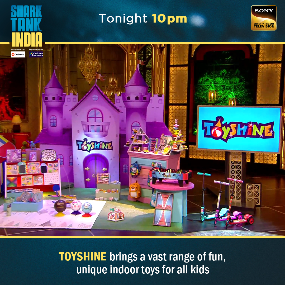 SonyTV's tweet photo. Will #Medulance, #Bowled.io, #Toyshine and #Cakelicious, with their innovative ideas and memorable pitches, seal a deal today?
Don't forget to tune into #SharkTankIndia Season 2, tonight at 10 pm on Sony Entertainment Television & Sony LIV. https://t.co/s8LfejOxIB