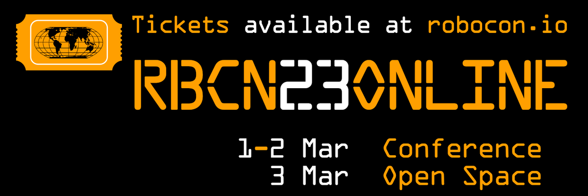 #RoboCon 2023 Online is 1-3.3.2023.
I am giving a talk there on using edge detection in UI testing. There is also a live Q&amp;A after each talk.
Join the conference and hear all the great talks. The tickets are now 30% off!
Robocon.io #e2e #monitoring #robotmk
#RobotFra