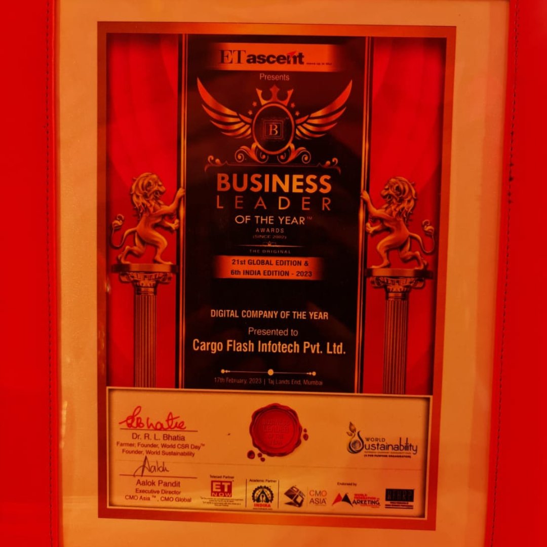 We’re proud and honored to have won both the “Digital Company of the Year” and “Gender Diversity Award” at the Business Leader of the Year Awards by @timesascent . Jasraj Chug receives the awards in Mumbai today.