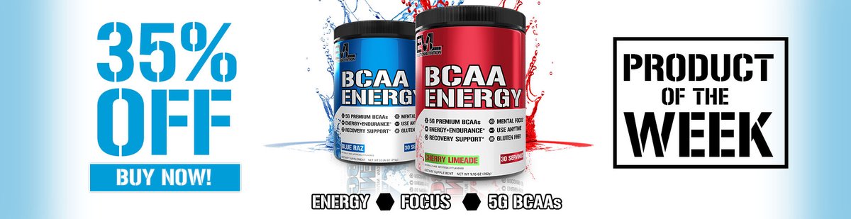 NASKORSPORTS's tweet photo. Product of the Week at NaskorSports: Evl Nutrition BCAA Energy (30 serv)! 
This supplement from Evl Nutrition combines pre-workout energy with a recovery formula for optimal performance during training:
https://t.co/e1fs1SKRaQ https://t.co/nZxFexDFqf