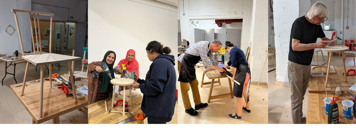 TheHiveJQ's tweet photo. There are a few tickets left for THE BODGING PROJECT AT THE HIVE! Tuesday 21st to Friday 24th February. Tickets are available to book through Eventbrite and by following the 'Whats On' link in the bio #craft #woodwork #bodging https://t.co/3euf1LODkb