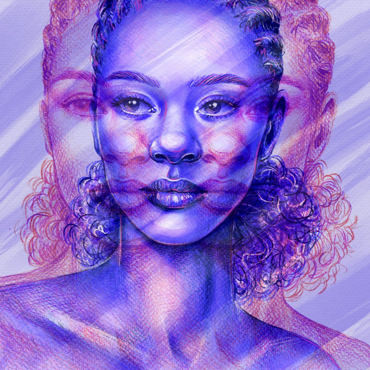 velly_art's tweet photo. @Doodlegenics The Purple Spirit is a sensual and emotional creature. She'll guide your soul to go beyond the ordinary.

Pencil + Watercolor + Procreate

💜10 editions
💜12 TEZ 

https://t.co/d47jmi0Ho4 https://t.co/VDRKNsIdHq