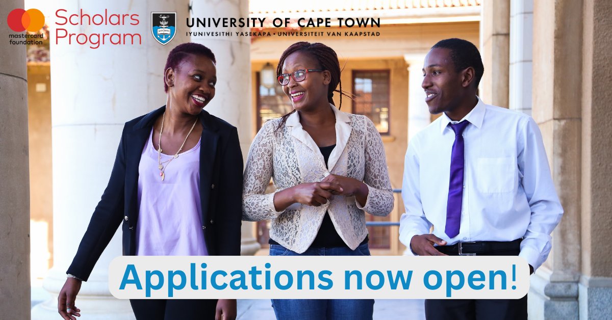 UCT International Office on Twitter "MCF scholarships for 1st year