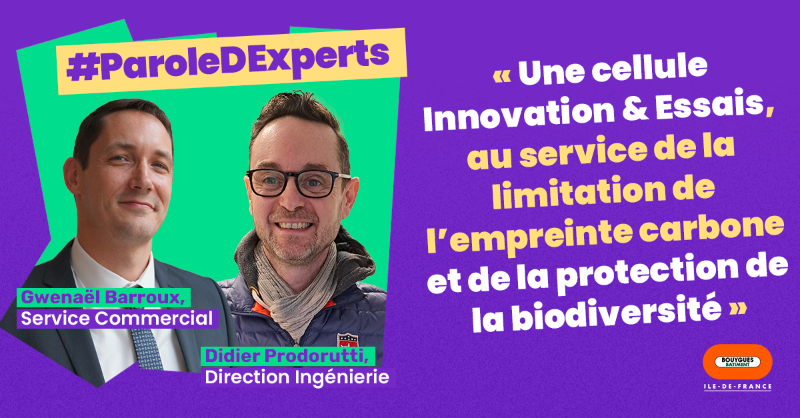 Bouygues_BatIDF's tweet photo. [#ParoleDExperts] Didier Prodorutti et Gwenael Barroux nous partagent leur quotidien au sein de la cellule #Innovation &amp; Essais chez #Brezillon, filiale de @Bouygues_BatIDF, spécialisée dans les #travaux de #dépollution. 
💬  #Interview à lire ici ⤵️ #VendrediLecture