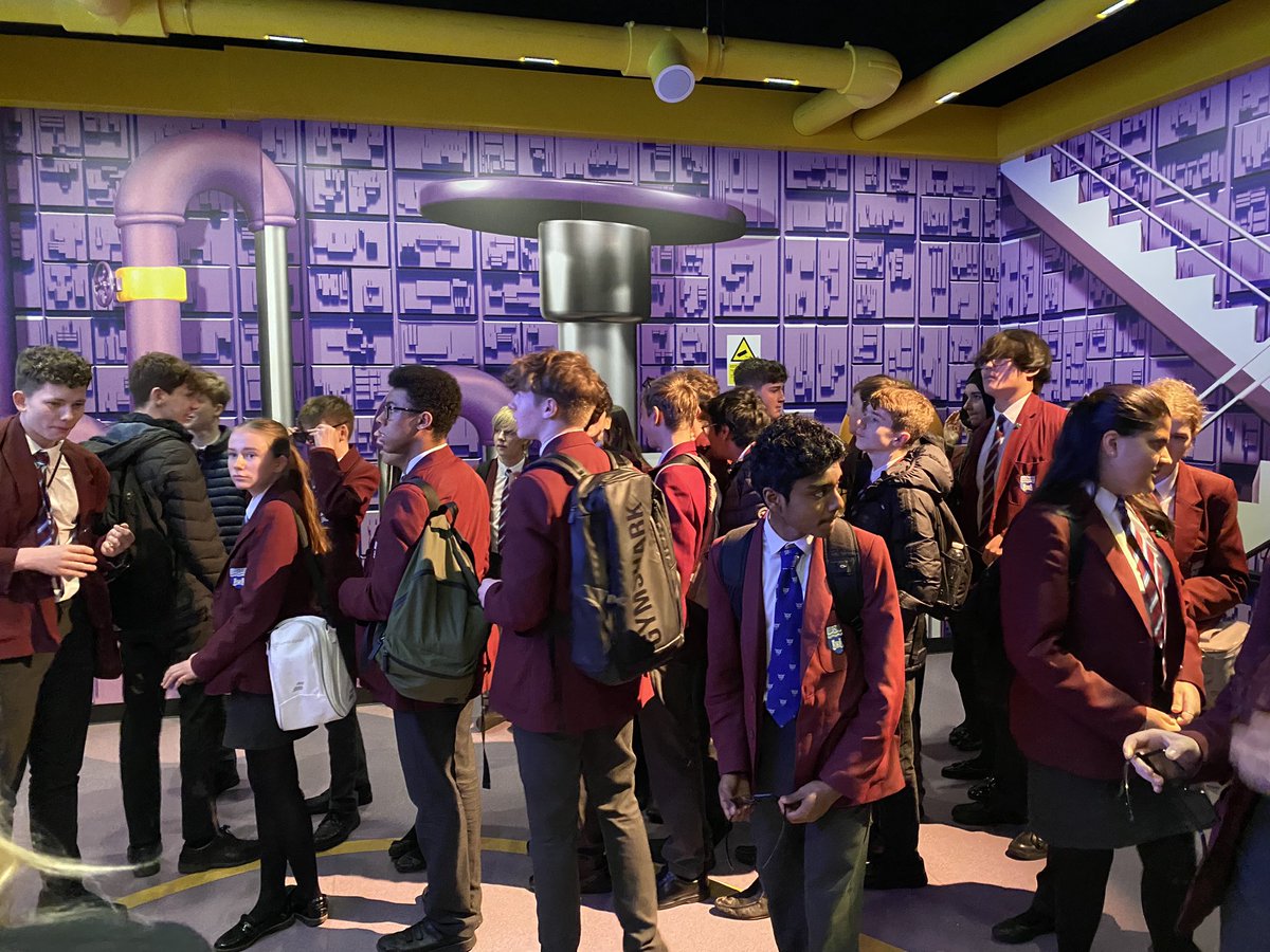 StaffordGrammar's tweet photo. #SGSYear10 are enjoying their #SGSBusiness trip to @CadburyWorld #SGSDifference https://t.co/oY80353U5L