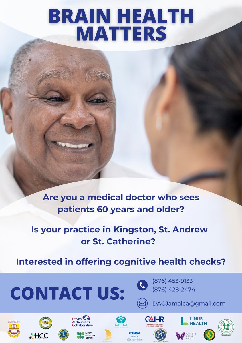 DowntownKgnLC's tweet photo. The Lions Club of Downtown Kingston is pleased to be partnering with the DAC Jamaica in the new project ri study Alzheimers in Jamaica. #weserve https://t.co/YuJc0VQYvr
