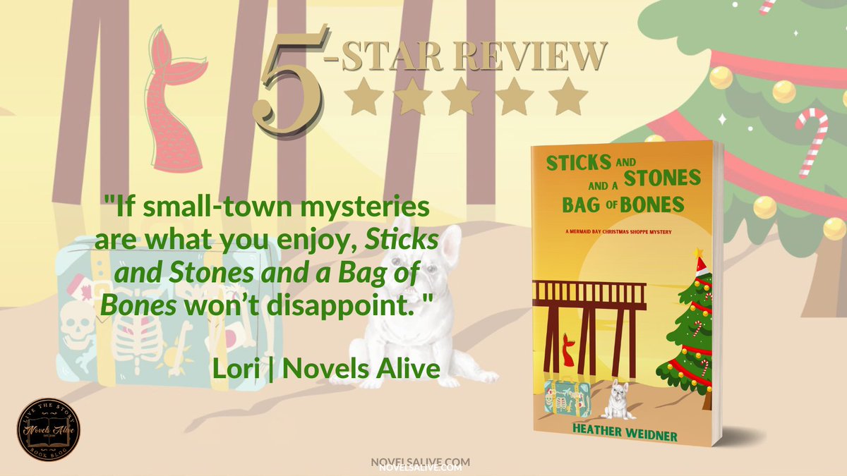 HeatherWeidner1's tweet photo. Thank you, Lori for the great review! @NovelsAlive #cozymystery #beachmystery #christmasstore #bookrecommendation https://t.co/xX7JBoVRdi https://t.co/lLil4AP5dJ