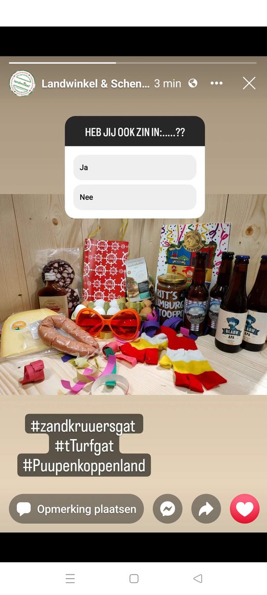 Heb jij ook zin in Carnaval? 💃🕺🤠🎉🥓🍳☕🍻🎊

Wij hebben de lekkerste snacks voor het aankomend weekend!

#zandkruuersgat #tTurfgat #Puupenkoppenland

#eierenbakken #gezelligheid #boerenleven
#traditie #Hoogland #hooglanderveen #033 #achterveld