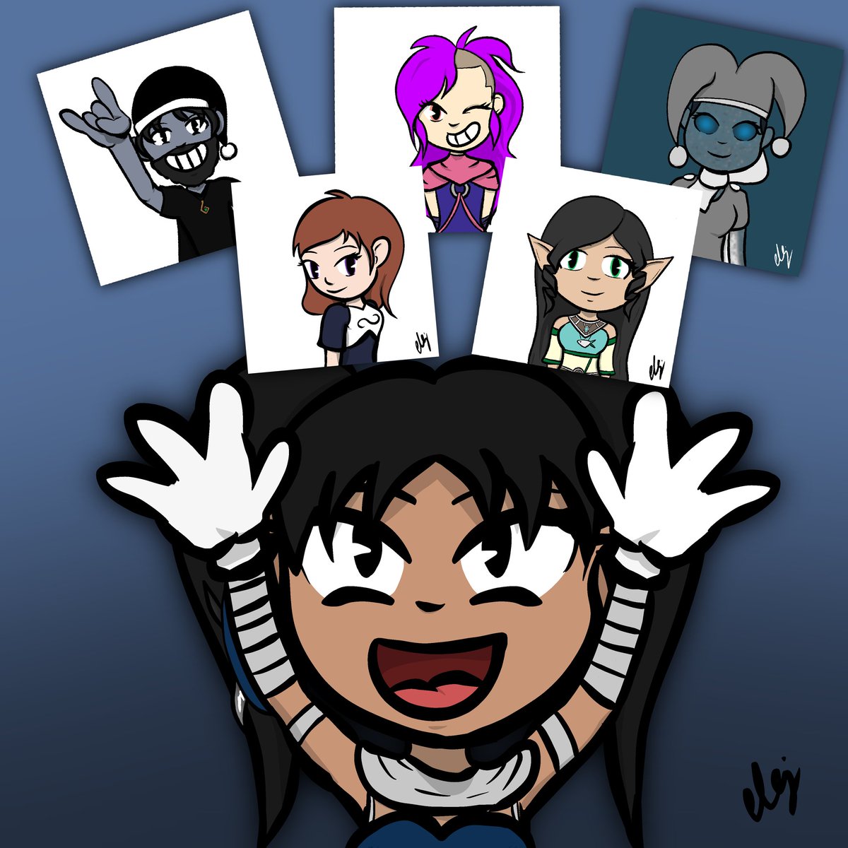 RsElej's tweet image. Time for an art giveaway! 
You can win a halfbody artwork with your character or any character you wish 😄

To compete you need to:
- Follow me (@RsElej) 
- Like and retweet this post

Ends 26/02. Good luck everyone! ❤️