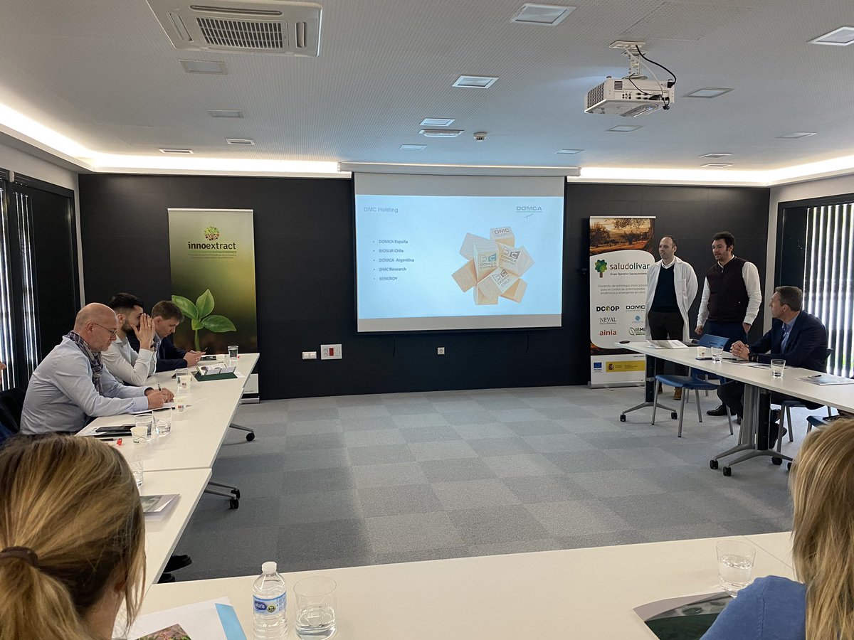 En @Domca_Spain, asociados al clúster, compartiendo conocimiento en biotecnología de la alimentación con la delegación de clústers y empresas europeas del Roadshow Aurora. #ProyectoAurora