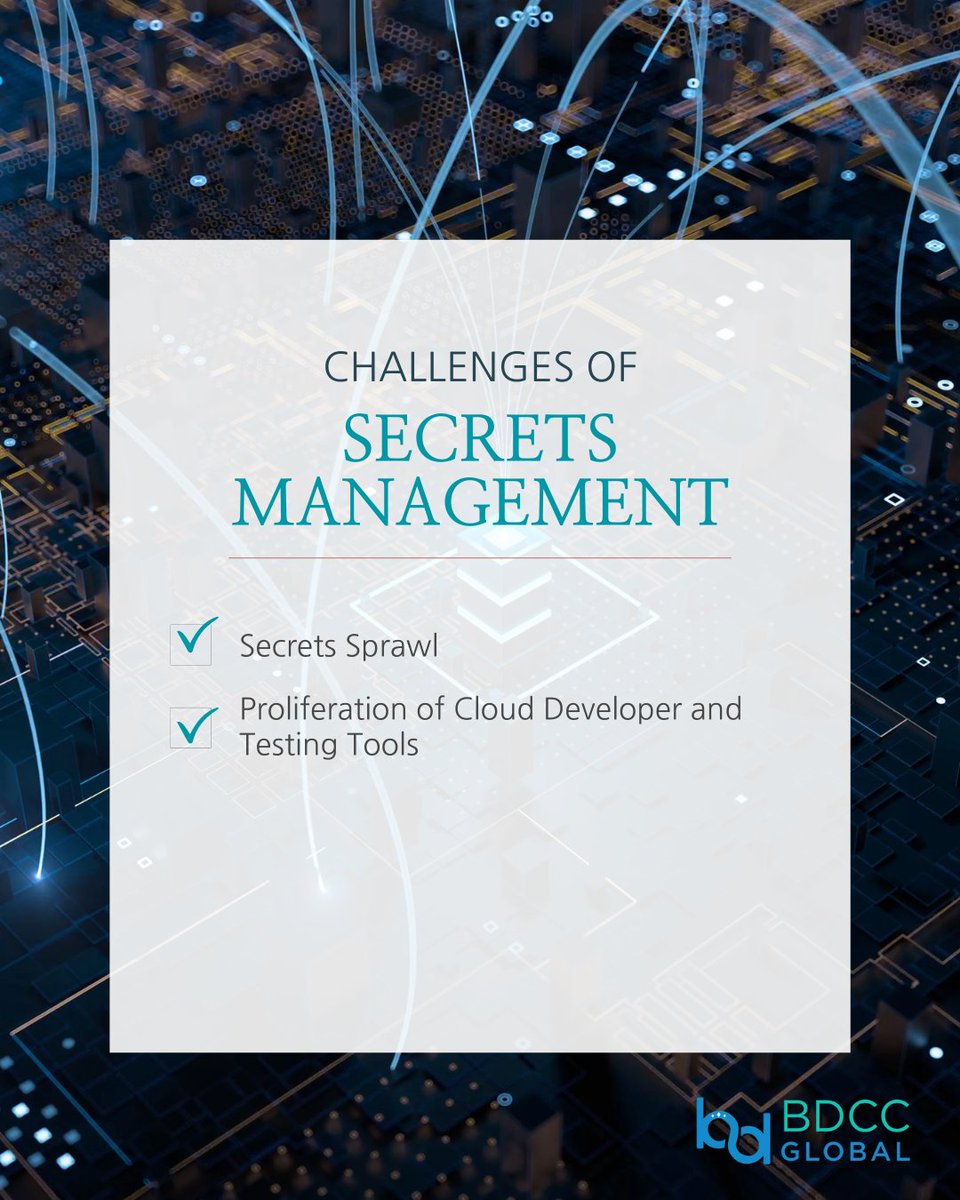 Managing secrets is one of the main challenges DevOps and DevSecOps teams face.

bdccglobal.com/top-devops-com…
#SecretsSprawl #SecretManagement #E2Etesting #databases #DevOpstoolchain #AutomatedE2E #cloudbasedtools #Applicationservers