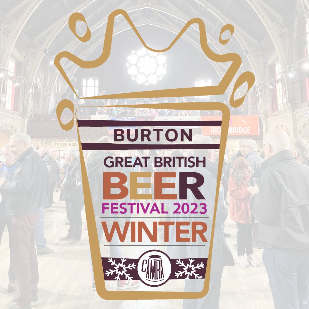 🍺 Who is ready for day two? ❄️ @GBBFWinter opened with a bang yesterday, announcing that @EllandBrewery had won Champion Winter Beer of Britain. Join us for some amazing beers and a great time at Burton Town Hall today! 🍻 🎟️ Walk-in tickets are still very much available!