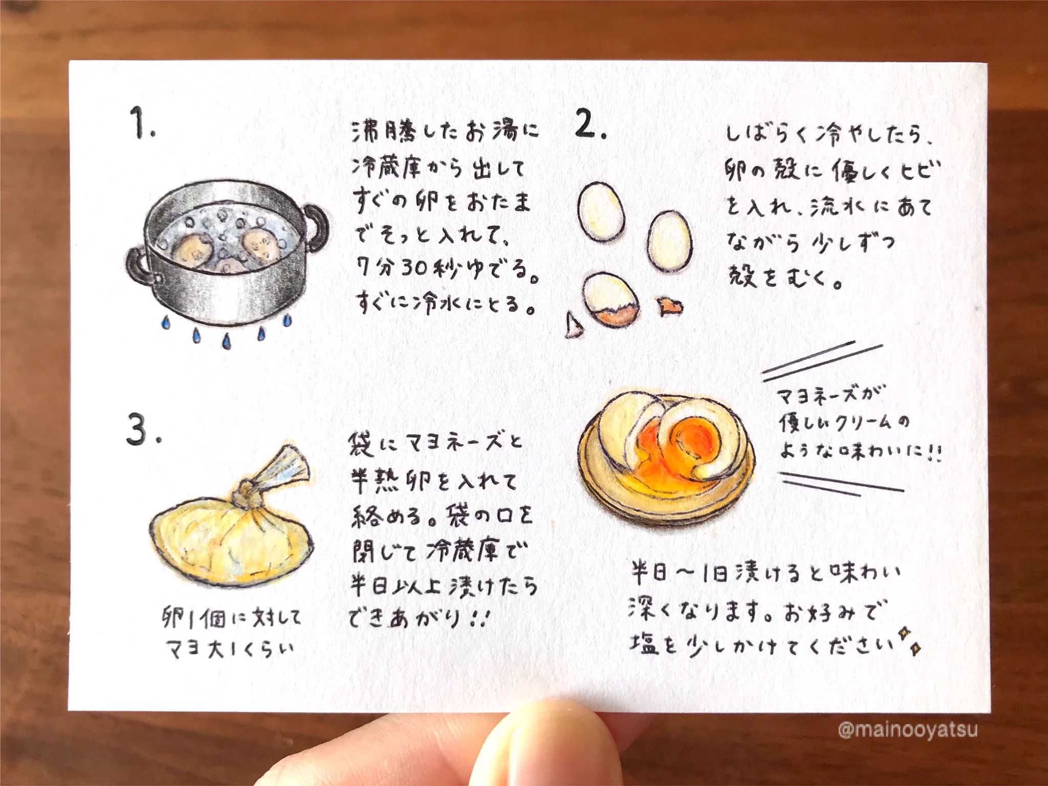 クリーミーでクセになっちゃう？！マヨネーズとの組み合わせが美味しそうな「半熟卵」レシピ！