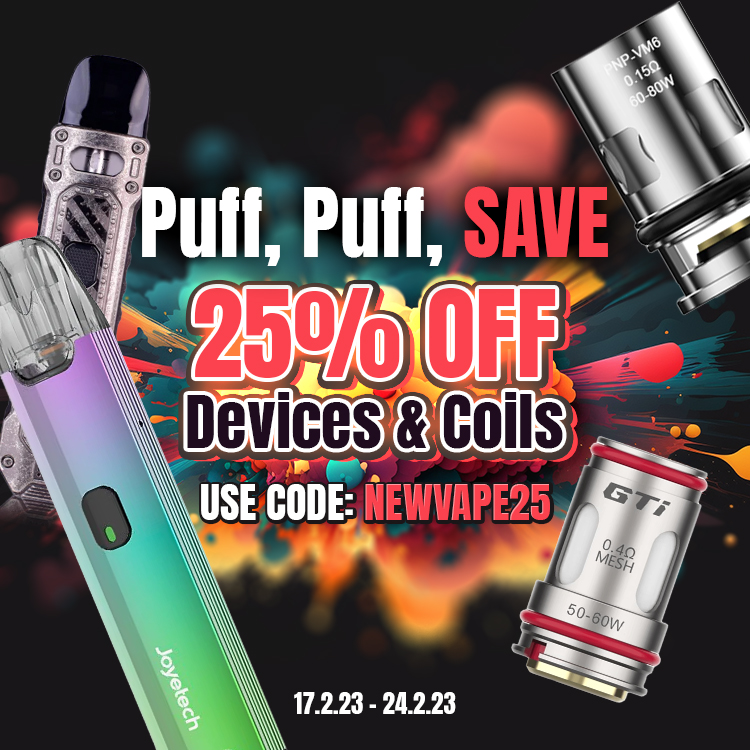 DON'T MISS OUT! Get 25% off all devices &amp; coils! 🤯

aquavape.co.uk/product-catego…

Hurry before this offer ends on Fri 24th Feb '23

AquaVape products may contain nicotine, only suitable for 18+
━━━━━━━━━━━━━━━━
#vapelife #eliquid #ejuice #vapelove #vapesale #vapecoils