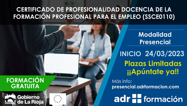 AMGarcia_ADR's tweet photo. ¿Quieres conseguir tu acreditación como #docente de Formación Profesional para el Empleo? Inscríbete en nuestro certificado de profesionalidad de #Docencia de la Formación Profesional para el Empleo y desarrolla tus habilidades como formador/a. Más info en https://t.co/KAY1IdWUkG https://t.co/VNwZuB83MS