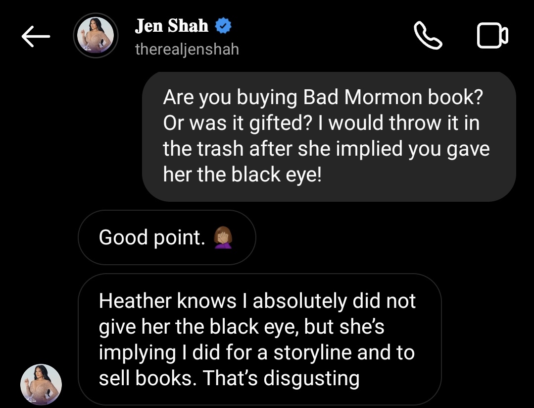 Here's what Jen Shah had to say about the Bad Mormon book and #RHOSLC #RHOSLCReunion