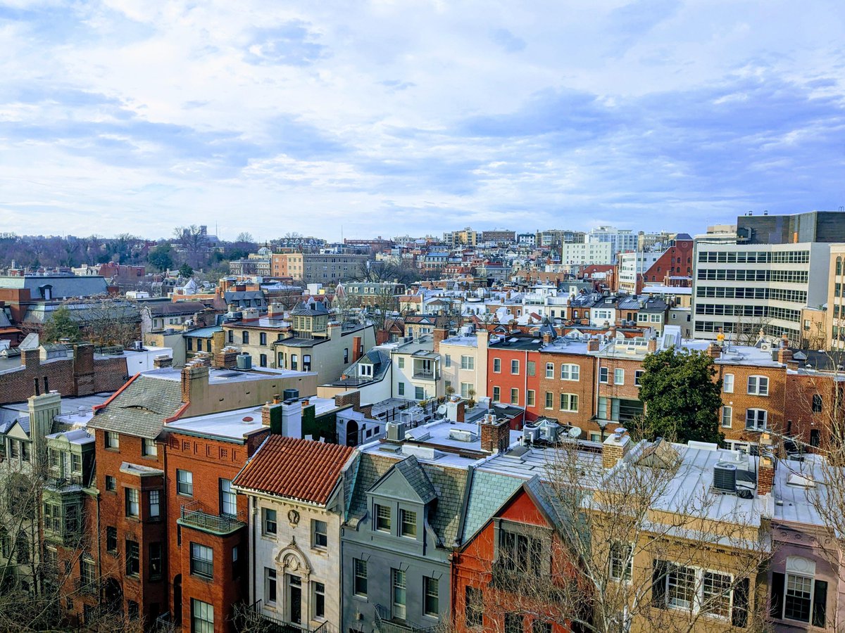 City Porn on Twitter "view of NW Washington DC from Dupont Circle