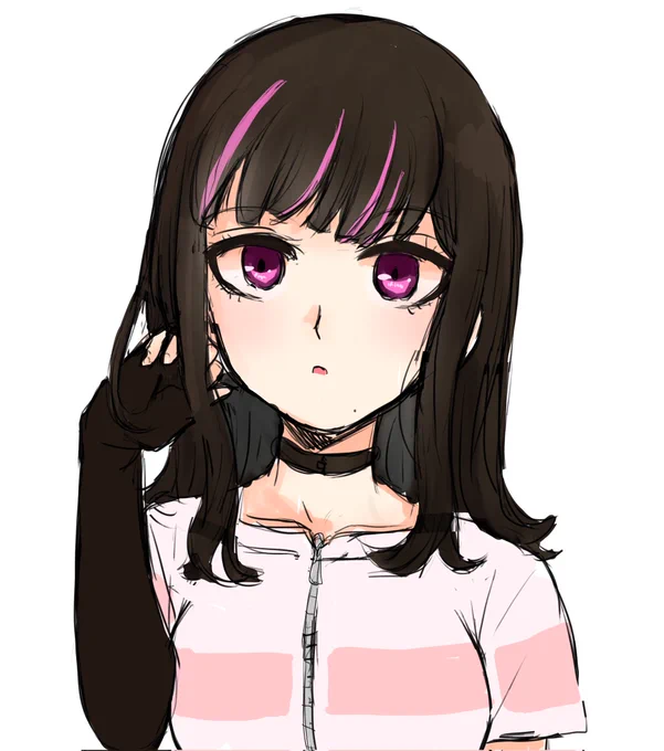 公式ちゃんとみて描いてるはずだけどこうしたいあーしたいって結局似ないのだでも最近手癖だったから見直してみるとだいぶ違う人になってたなっておもったね...今描いてるまんが手直し面倒だからまぁいいか..言わなきゃわかんないし!このお目目かわいいなーー!可愛いでしょー 
