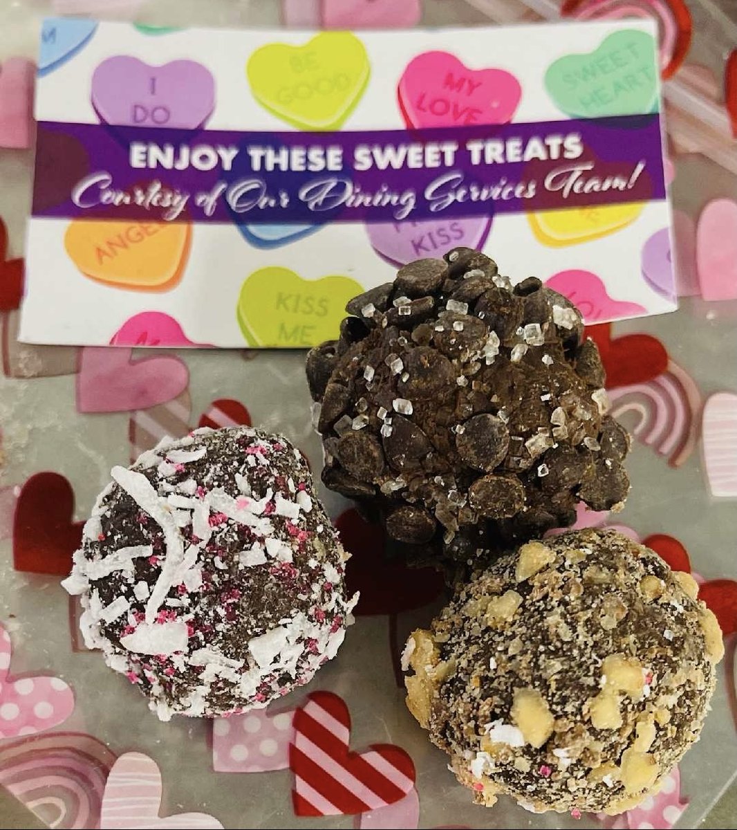 Every year our Culinary team prepares truffles for our residents and staff 💗 
We love receiving special treats on Valentine's Day but when it's homemade it feels different!
#TrilogyChefsRock