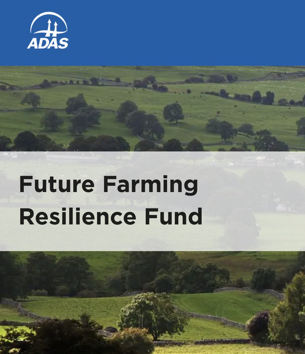 We are delighted to have been asked by <a href="/ADASGroup/">ADAS</a> to help with their FFRF programme of support across Lancashire - the flexibility this offers farming businesses will be crucial to addressing important topics around change

Link to the sign up page here: lnkd.in/eW-_9ESQ