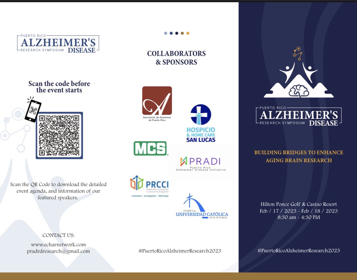 MichelleNMart's tweet photo. Very busy weekend at the Puerto Rican Alzheimer’s Disease Research Symposium! I am so excited to hear about all the work on AD in Puerto Rico. Also, special shout out to a very special lab and person for coordinating this 😉@CARMA_lab_UH @mlam_pr1 https://t.co/gmIsLiP2JG