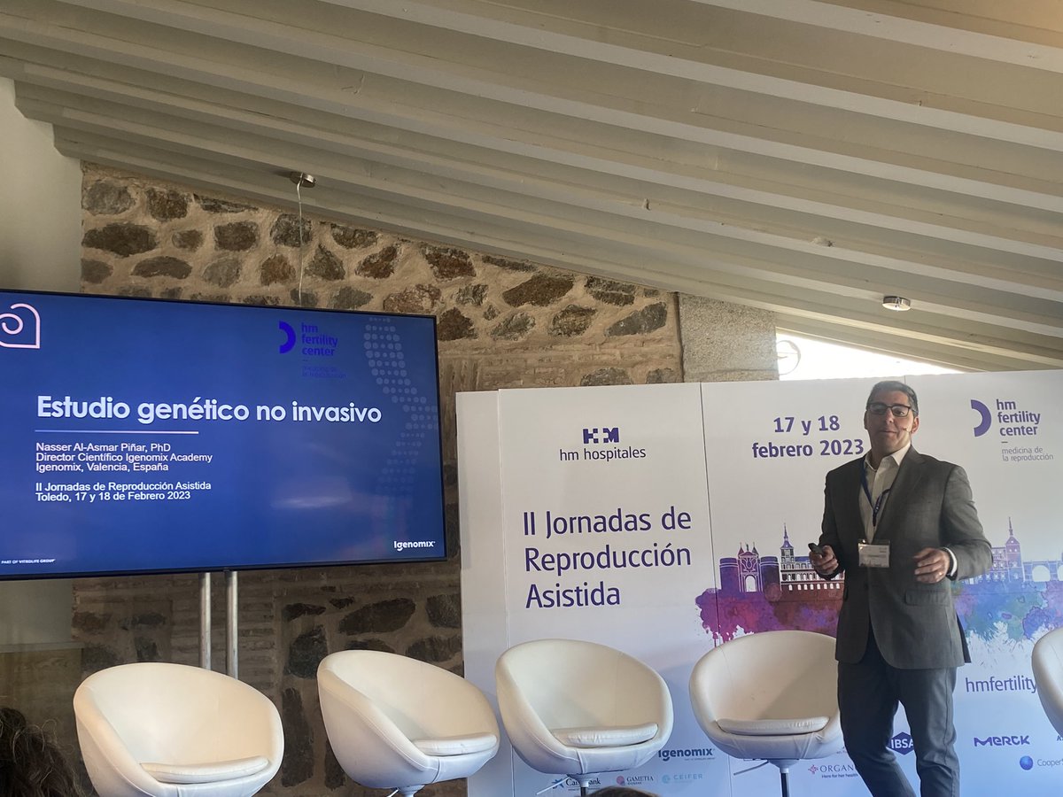 Mesa y gran ponencia del Dr Naser de <a href="/igenomix/">IGENOMIX</a> y debate a cargo del Dr Moises Moreira y grandes ponentes sobre debatiendo sobre Diagnóstico genetico no invasivo