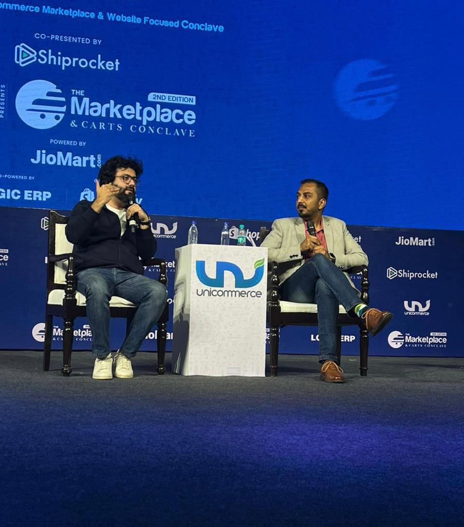 Unicommerce_'s tweet image. At the Marketplace and Carts Conclave, attendees were privileged to witness an engaging and thought-provoking fireside chat between Umair Mohammed, the Founder &amp;amp; CEO of Wigzo Technologies by Shiprocket, and Rachit Jain, Strategic Partnerships Manager at Meta.
#MPCConclave2023