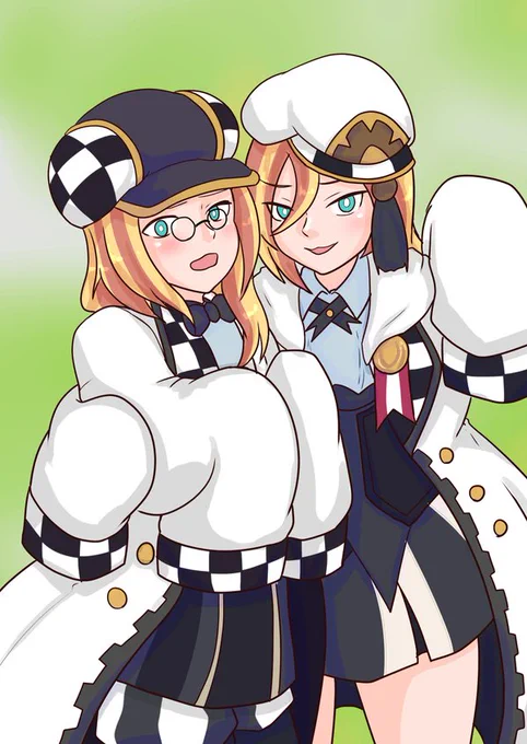 うちの子の魔女姉妹ソフィア(左)とディアナ(右) 