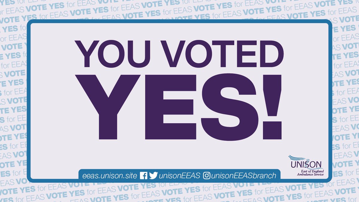 UNISONEastern's tweet image. 🚨 BREAKING 🚨

@unisontheunion members at the East of England Ambulance Service have voted Yes to strike!

Well done to @UnisonEEAS for voting to join your colleagues in green across England on the picket lines ✊

eastern.unison.org.uk/news/2023/02/e…