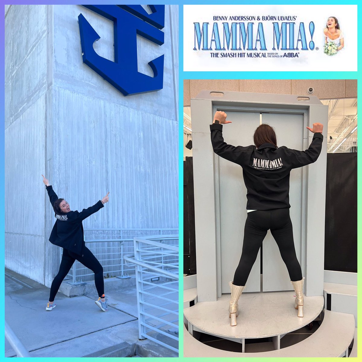 Loving these pics from our brilliant Lou Newington <a href="/Lou_i_see/">Lou Newington</a> who is currently in Miami rehearsing for #mammamiathemusical Time flies when you’re having fun! ❤️ #musicaltheatre #actor #singer #lovetheboots #mammamia #rosie #rccl #allureoftheseas #teamejc