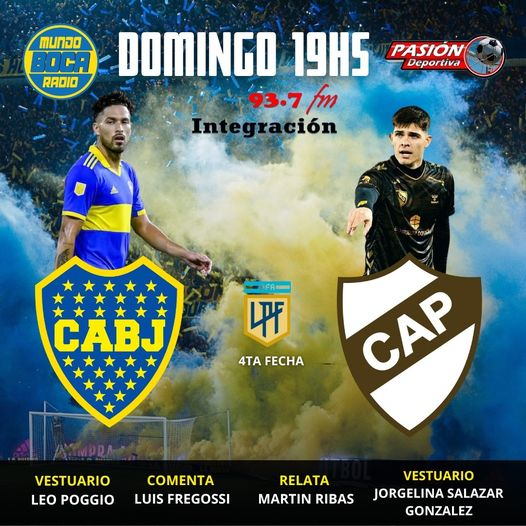 PasionJujuy's tweet photo. #Transmisiones : #AM1230 y @PasionJujuy te llevan a la #Bonbonera para que vivas el encuentro entre @BocaJrsOficial que recibe a @caplatense . https://t.co/QACexIQ0JZ