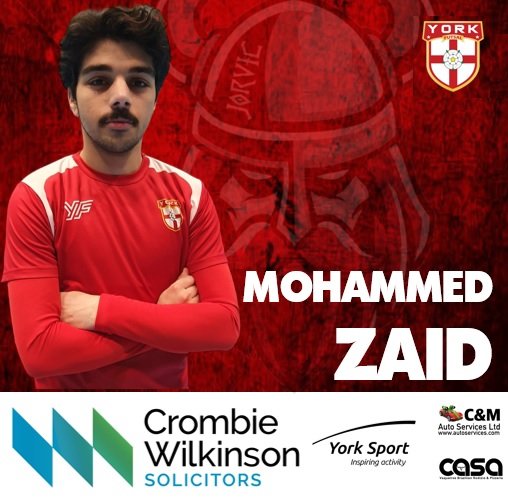 YorkFutsal's tweet photo. MOHAMMED ZAID | York Futsal Vikings confirm third signing of winter transfer window.
The Kuwaiti winger becomes the third arrival at YorkSport ARENA this month.
Come to watch M.ZAID this Sunday vs Loughborough at YorkSport ARENA 5pm
#BeYork https://t.co/CyTlOoB7ng