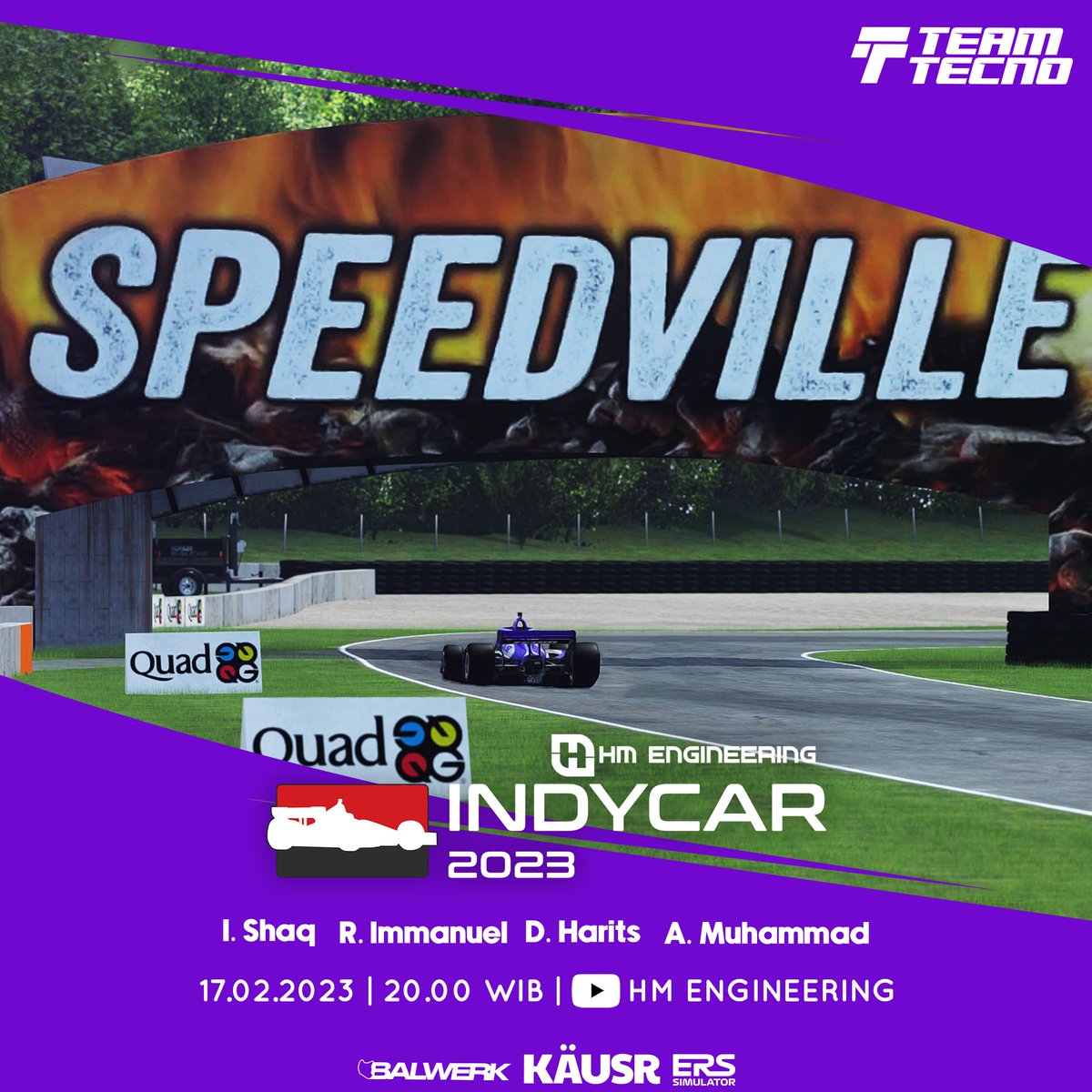 teamtecno_'s tweet photo. A short flight to Elkhart Lake, we found ourself at the Road America Circuit where the 4th round of HM Engineering Indycar will be held! 🍿🍿

You wouldn't want to miss this one 💥

Don't miss the action at 8PM WIB on HM Engineering YouTube Channel! ▶️
@Balwerk https://t.co/0mpyu7OYEL