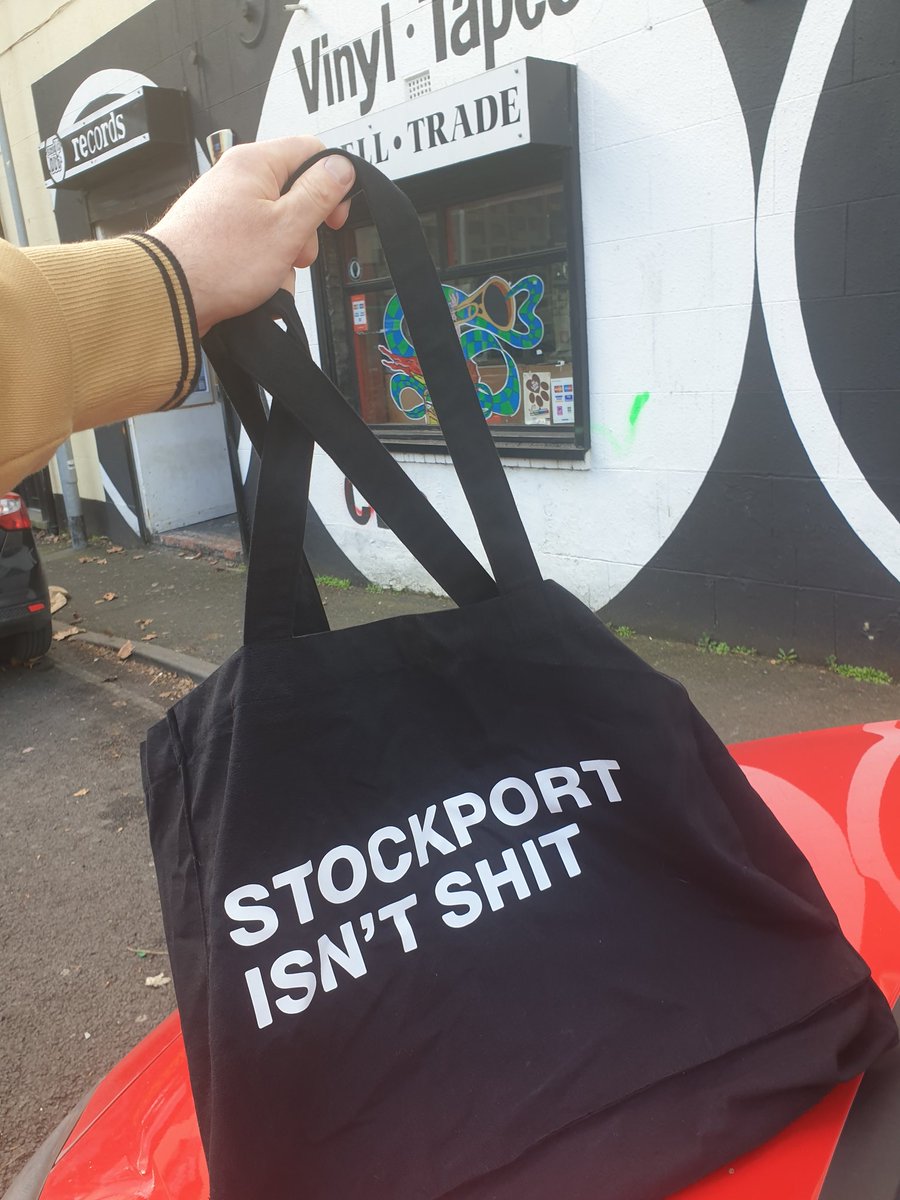 So who is going to step up and start making Stockon versions of these then? #stocktonontees #recordbag @longsightjimmy
