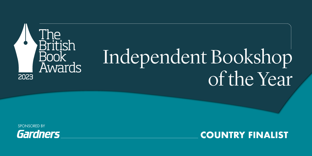 Delighted to be named as a Country Finalist in the Independent Bookshop of the Year Awards. Big shout out to my dream-team colleagues Lynne Smith, Nik Hibbert and Lois Teasdale. And our wonderful customers. Chin-Chin!

@thebookseller 
#ChooseBookshops #BritishBookAwards #Nibbies