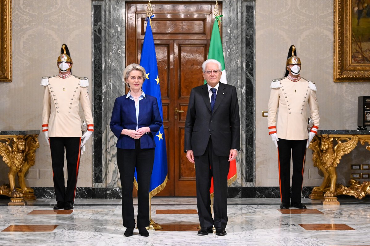 DanaSpinant's tweet photo. President @vonderleyen's will be on Thu. 23/02 in Palermo 🇮🇹

🔹 she will give a keynote speech at the Opening Ceremony of the Academic Year of the Università degli Studi di Palermo @unipa_it

🔹 and meet with President Sergio Mattarella @Quirinale

1/2 https://t.co/qSeO7TUYPD