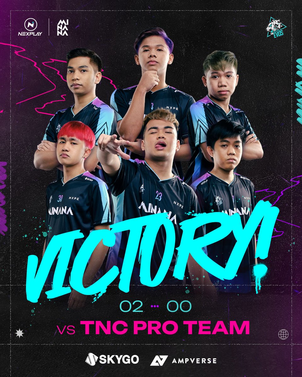 NexplayEsports's tweet photo. A HEADSTART DEBUT!

Our NXPE Minana, with outstanding performance, got a win against TNC with a clean 2-0 victory!

#MPLPhilippines #NexplayEsports #NexplayEvos #ExcellenceInherited  #NexplayxMinanaMPLPhSeason11 #PlayyourPassion https://t.co/XICsItTj7h