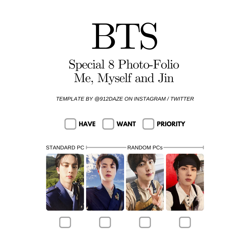 BTS 写真集  トレカ 7 コンプリート コンプ Photo-Folio j )⁷ on X: 