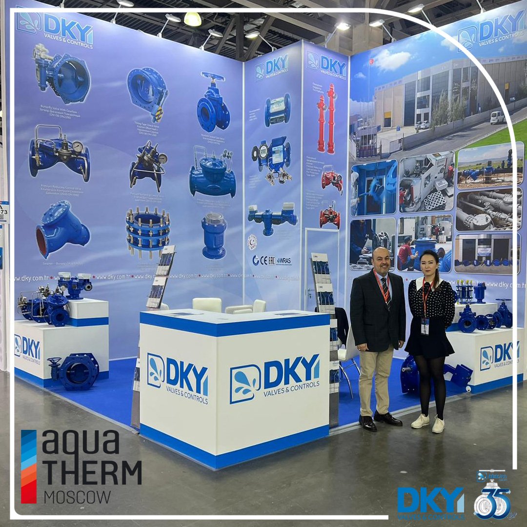 DikkayaGroup's tweet photo. #AquaThermMoscow2023
#DKY #DKYvalves #Dikkayagroup #Dikkaya #sukontrol
#hydroNYX
#gatevalves
#checkvalves
#strainers
#butterflyvalves
#airvalves
#dismantlingjoints
#controlvalves
#irrigationhydrants
#firehydrants
#watermeters https://t.co/zdOLWvOQ7H