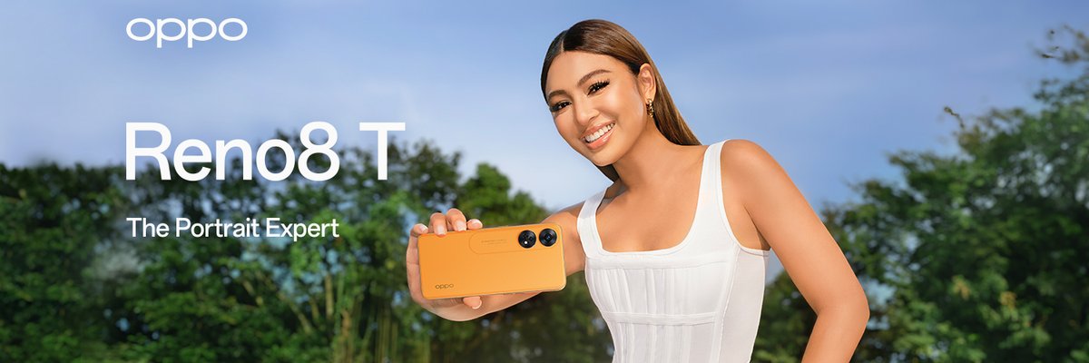 OPPOPhilippines's tweet image. We just changed our cover photo featuring @hello_nadine with our newest #OPPOReno8T and we love it!

Retweet with the hashtags #OPPOReno8T #ThePortraitExpert if you agree!

Get yours now!

Learn More: bit.ly/OPPO_Reno8T