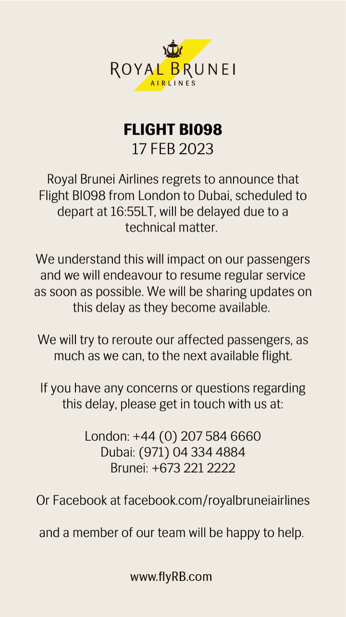 RoyalBruneiAirlines (@royalbruneiair) on Twitter photo 