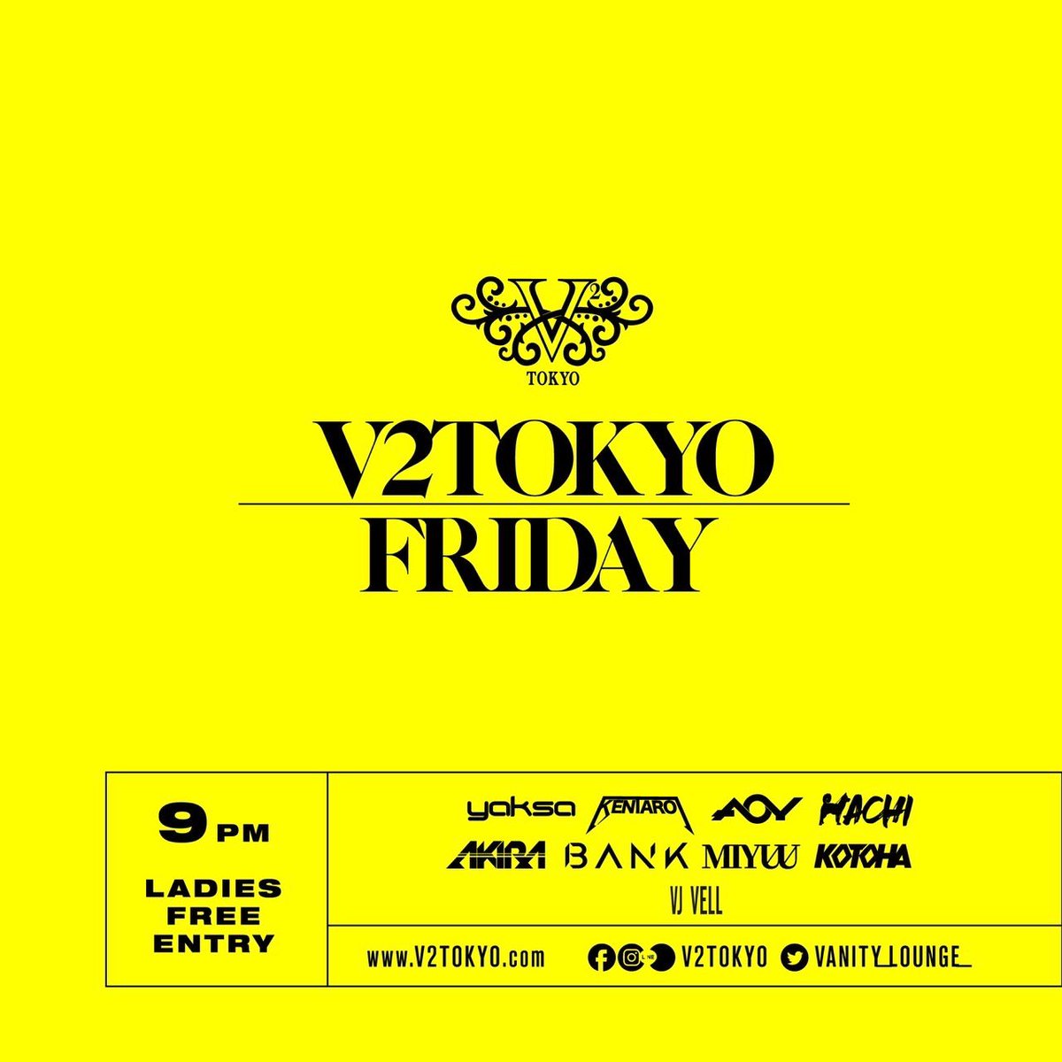 dj__bank's tweet photo. Tonight ‼️
@v2tokyo

ゲストご希望の方はDMまでお願い致します🙇‍♂️

#v2tokyo #v2 #v2tokyoゲスト #v2ゲスト #六本木クラブ #クラブディスカウント #クラブゲスト https://t.co/iuElpdB7pS
