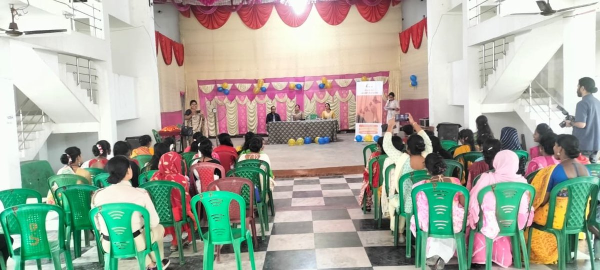 Today(17/2/23)Canning Women PS conducted an awareness program with 55 victim ladies of various cases under Canning subdivision. They are trained in sewing for 6 months by an NGO named Bihan &amp; given some sewing tools to enable them to become economically self-reliant in the future