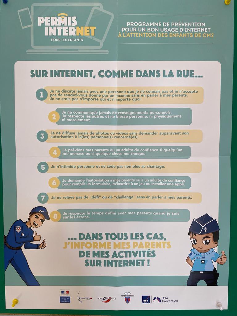 fgl_paris's tweet photo. Esta semana en 5º EP hemos recibido la visita de la Préfecture de Police, que nos ha explicado los peligros la red. Ha sido de gran ayuda nuestro Proyecto E-Twinning #SOLOTÚPUEDESPROTEGERTE @AccEducativaExt #cefgl #cefglparis https://t.co/8mhveskL8o