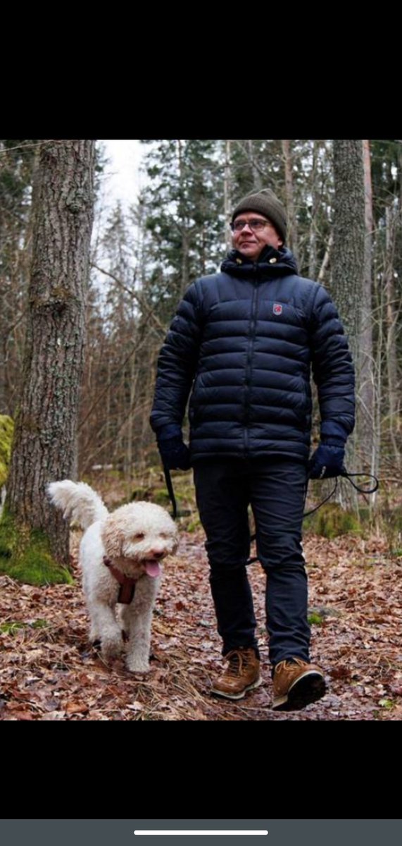 ParmannePiitu's tweet photo. Koiraihminen kiinnittää huomiota koirien esiintymiseen politiikassa. Näyttää olevan yleistymään päin sekin. Kuvissa viime vuoden vaalimainos Ruotsista ja kuva Hesarin jutusta tänään. https://t.co/9UNjLiy85L