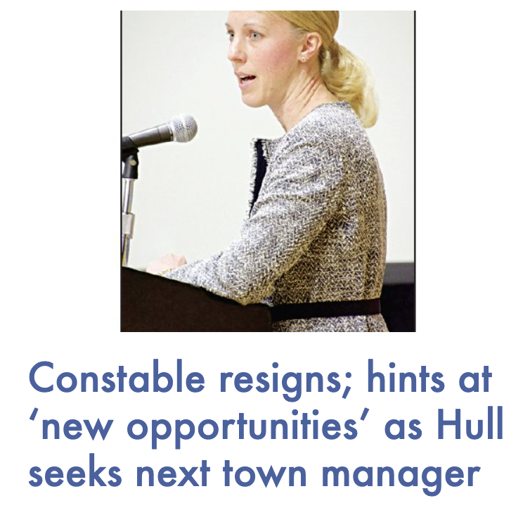 The Hull Times on Twitter "As the select board begins the search for a