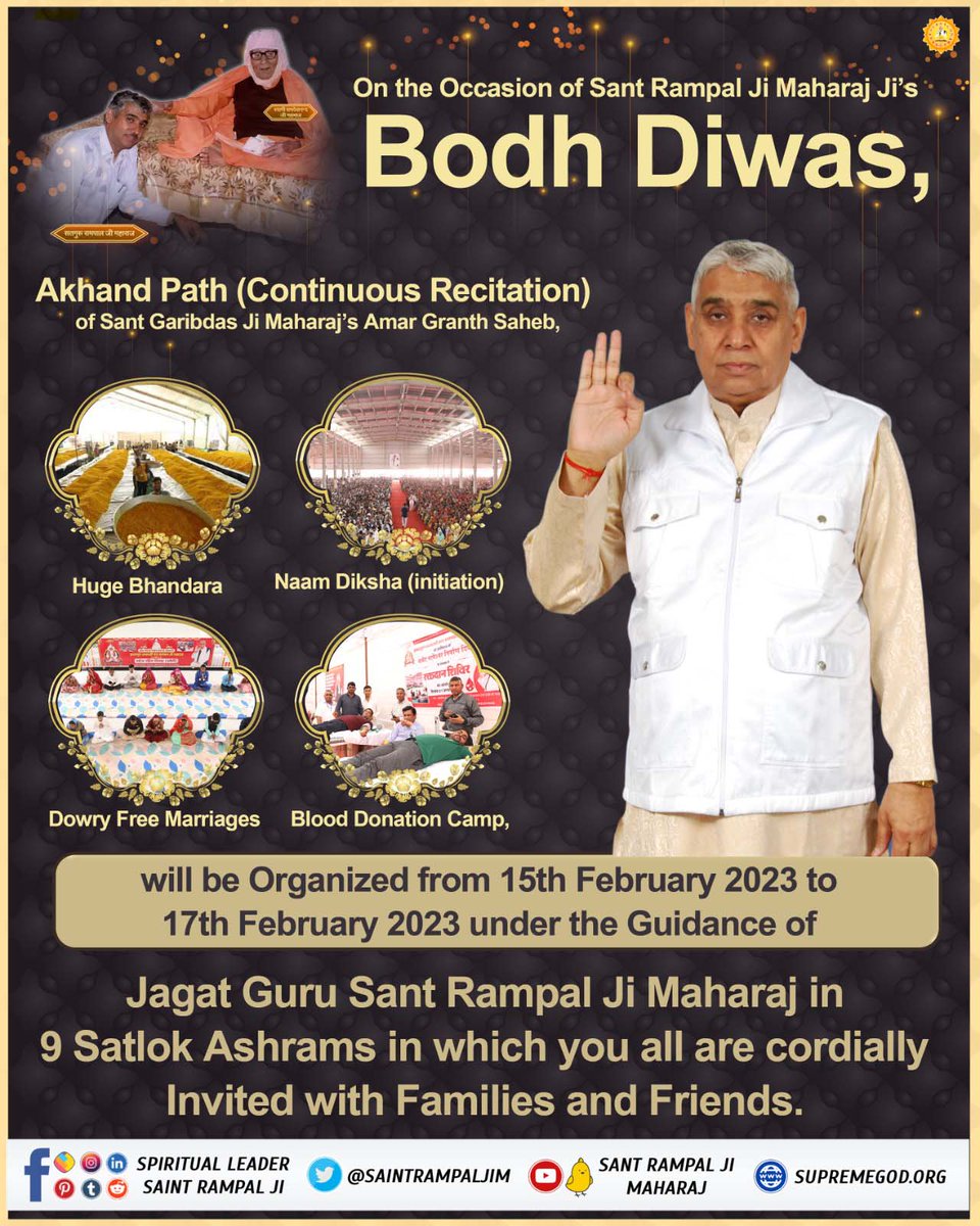 _Neha_soni's tweet photo. #SantRampalJi_36thBodhDiwas 
Bodh diwas sant Rampal Ji Maharaj ka 36th va https://t.co/IWbGTDKMHU